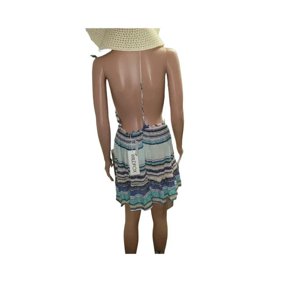 Wildfox Halley Elefante Stripe T-Back Dress - Picture 3 of 3
